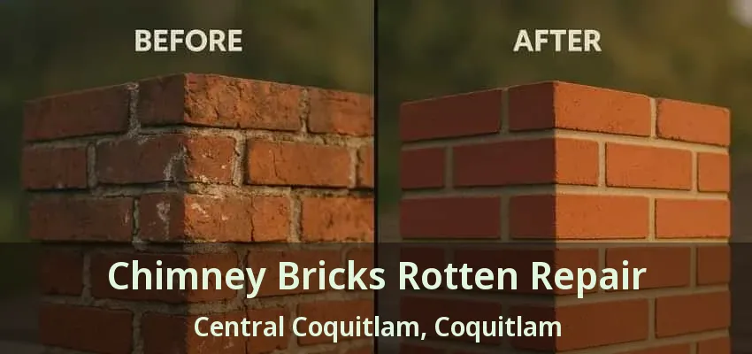 Chimney Bricks Rotten Repair Central Coquitlam, Coquitlam - BC