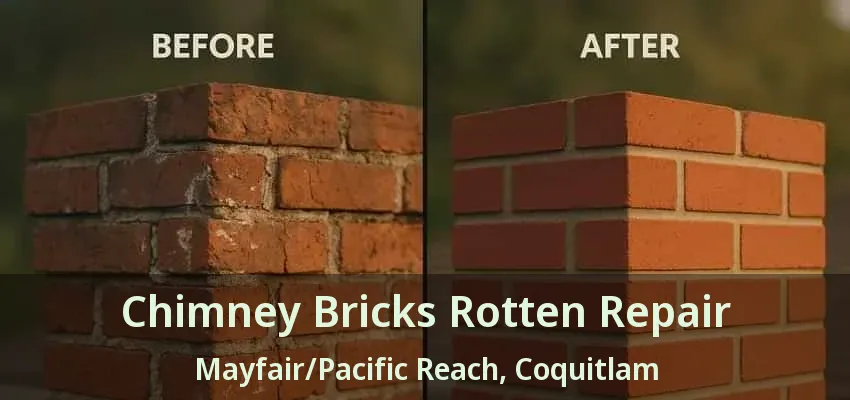 Chimney Bricks Rotten Repair Mayfair/Pacific Reach, Coquitlam - BC