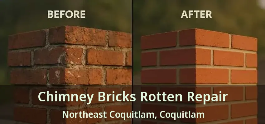 Chimney Bricks Rotten Repair Northeast Coquitlam, Coquitlam - BC