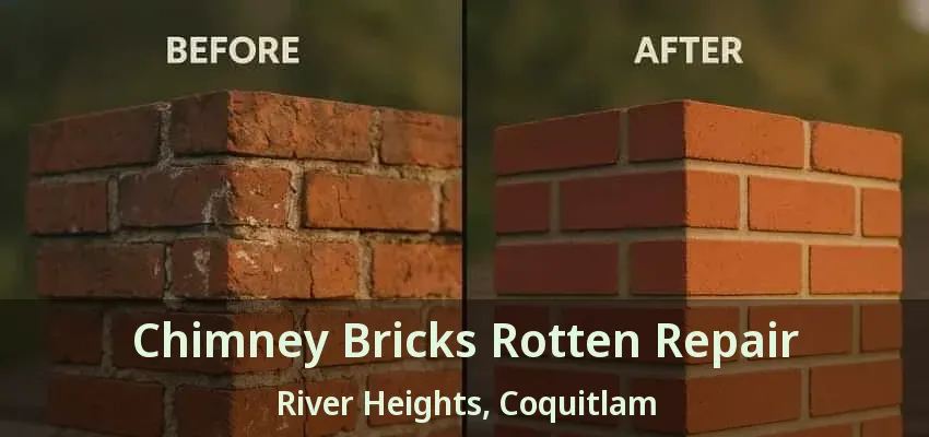 Chimney Bricks Rotten Repair River Heights, Coquitlam - BC