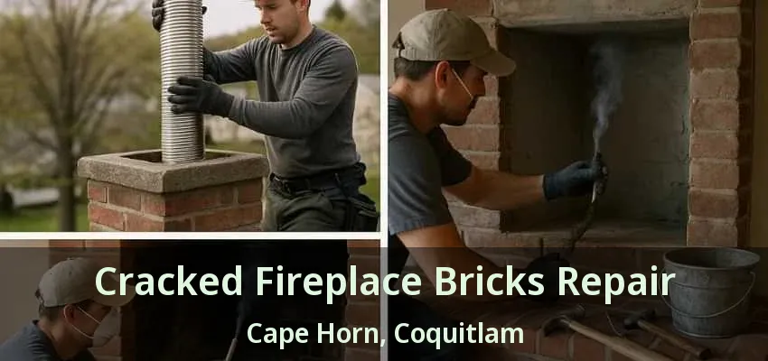 Cracked Fireplace Bricks Repair Cape Horn, Coquitlam - BC