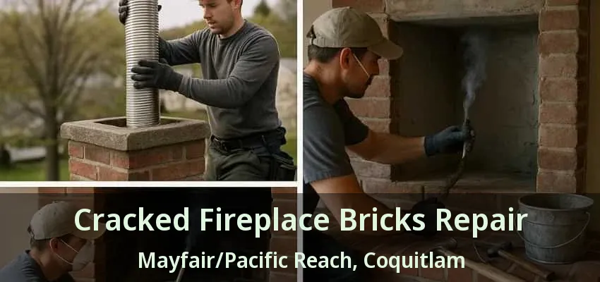 Cracked Fireplace Bricks Repair Mayfair/Pacific Reach, Coquitlam - BC