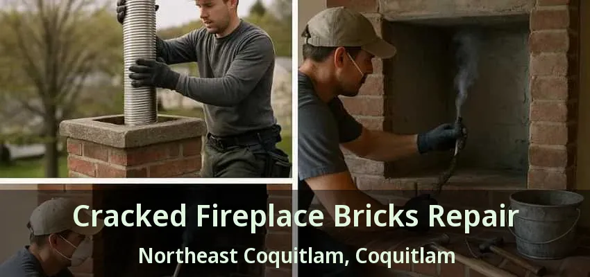 Cracked Fireplace Bricks Repair Northeast Coquitlam, Coquitlam - BC