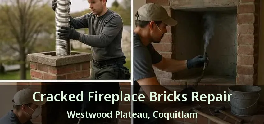 Cracked Fireplace Bricks Repair Westwood Plateau, Coquitlam - BC